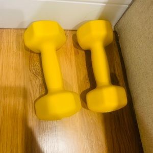 8LB each dumbbells